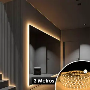 Manguera Plana Luz LED 3 Metros 2835WS