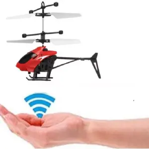 HELICOPTERO DRON SENSOR MANO