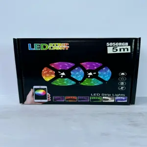 cinta led rgb de 5mtr bluetooth + contro