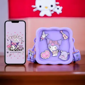 Bolso Cuadrado Con Patrón De Cinnamoroll