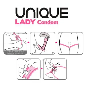 Lady Condón Sin Látex Femenino x 3