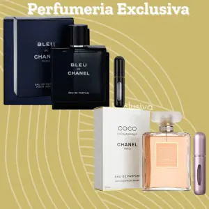 Coco Chanel + bleu Chanel + perfumero