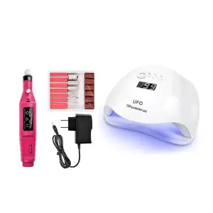 PULIDOR DE UÑAS + LAMPARA UÑAS 72W
