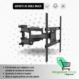 SOPORTE DE DOBLE BRAZO 32"-60"