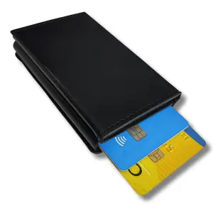 BILLETERA TARJETERO AUTOMATICO ELEGANCIA