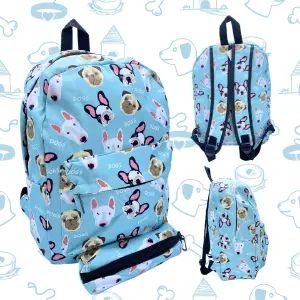 Morral con Cartuchera Estampado 10CM082