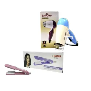 Combo Viajero  Secador y Mini Plancha