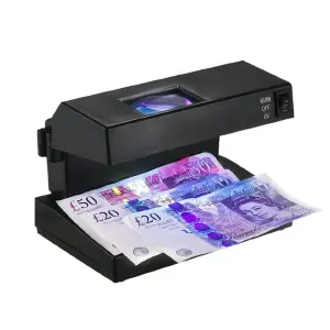 DETECTOR DE BILLETES FALSOS CON LUZ UV