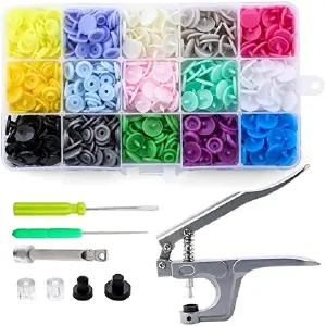 Kit De Broches Plásticos + Pistola