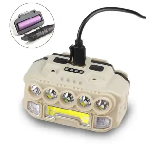 LINTERNA MINERA FRONTAL RECARGABLE RE817