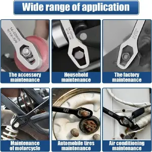 LLAVE UNIVERSAL CON DOBLE CABEZAL