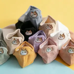 Medias Tobilleras Gatico x 10 Pares