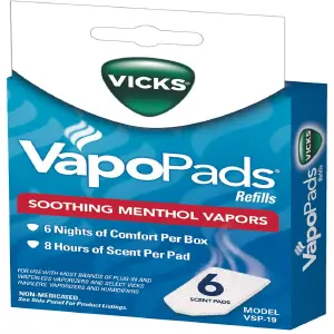 Almohadillas Mentol Repuestos Vicks Vapo