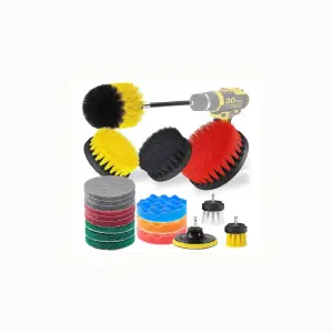 Cepillos Limpieza De Auto Taladro x20