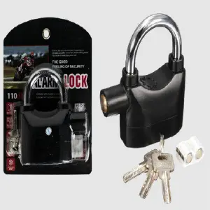 CANDADO PARA MOTO CON ALARMA