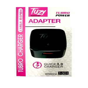 CARGADOR TUZY TIPO C 3 AMPERIOS