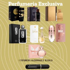 Kit 7 perfumes+ perfumero