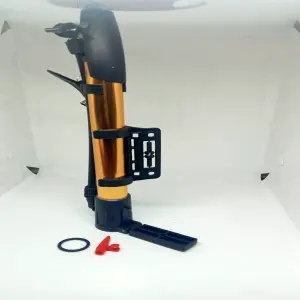 Bomba Inflador Aire Con Soporte De Pie