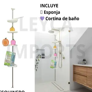 COMBO ESQUINERO BANO CON ESPONJA
