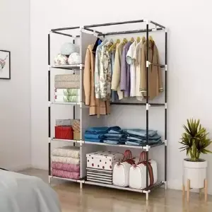 Closet Armario Doble Desarmable Con Forr