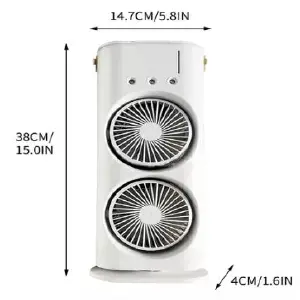 Ventilador Doble Cabezal Portatil