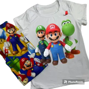Pijama Piel de durazno Mario Bross Niño