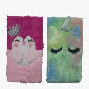 Cuaderno De Peluche Hoja Rayada