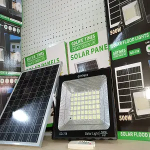Reflector Solar 500W  Lampara + Panel