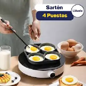 SARTEN 4 PUESTOS PARA ESTUFA