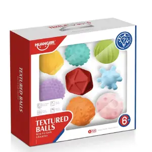 JUEGO DE PELOTAS TEXTURIZADAS