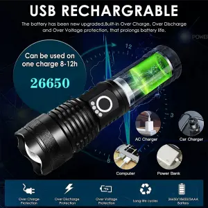 Linterna Recargables Xg252 1500 Lumens