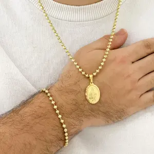 Conjunto De Caballero Con Cadena Y Escla