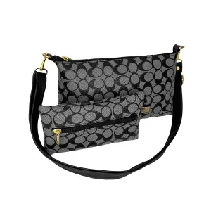 Bolso Mujer Dama Karla Chacon Aroa Negro