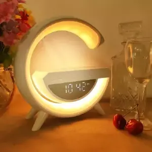 Parlante carga inalámbrica reloj