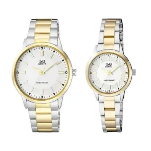 Relojes Pareja Duo Qyq Acero Quartz Ca06