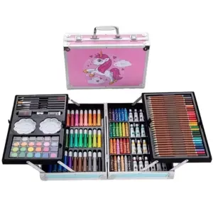 Set De Arte 145 Piezas En Caja Metálica