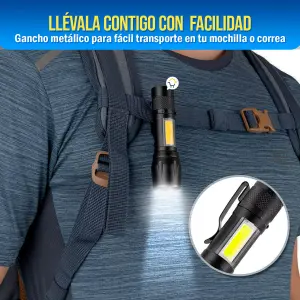 Mini Linterna Led Recargable Luz 511