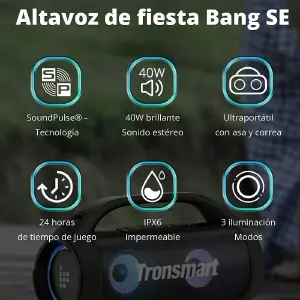Parlante Bluetooth Tronsmart Bang SE