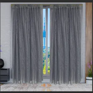 Cortinas con velo 100% poliester