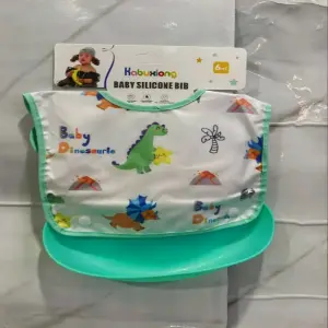 BABERO SILICONA IMPERMEABLE NIÑOS KL-601