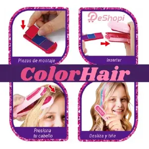 ACCESORIOS TINTURA CABELLO JUGUETE NIÑAS
