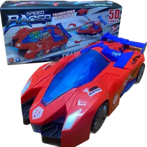 Juguete transformes 2 en 1 carro y avión