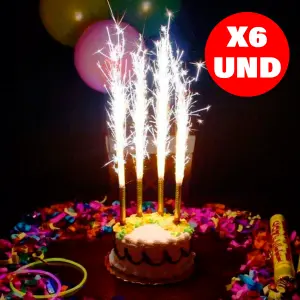 Velas Volcan X6 Cumpleaños WF901
