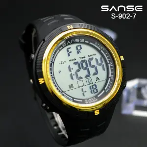 S-902-7 RELOJ SANSE NEGRO/DORADO