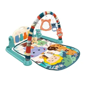 Piano Gimnasio Para Bebe Musical Led Leo