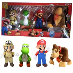 MARIO BROS FIGURAS x4