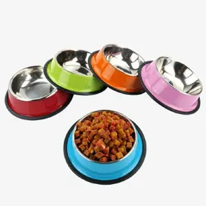Plato metalico comedero MEDIANO