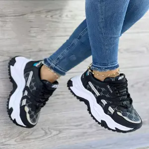 Tenis Prada suela alta Negro Tmon