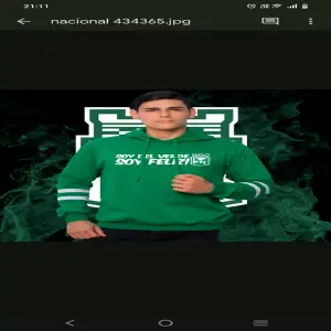 Buzo Buso Hoodie Nacional Verde