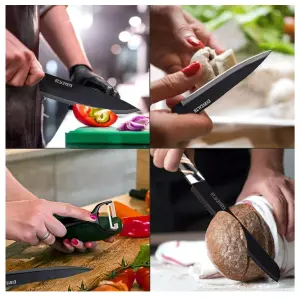 Juego Cuchillos Con diseño 6 Pzs
